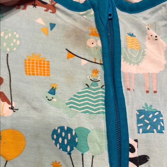 Little Sleepies Party Animal Onsies Pajamas - Picture 3 of 6